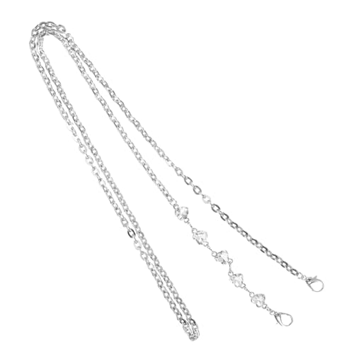 Uonlytech Handy Lanyard Herstellung Kettenriemen Tasche hängende Kette Zubehör für Umhängetaschen DIY -Handtaschenkette Ersatzbeutelkette Kettenzubehör Taschenzubehör machen Metall Silber Uonlytech Handy Lanyard Herstellung Kettenriemen Tasche hängende Kette Zubehör für Umhängetaschen DIY -Handtaschenkette Ersatzbeutelkette Kettenzubehör Taschenzubehör machen Metall Silber von Uonlytech