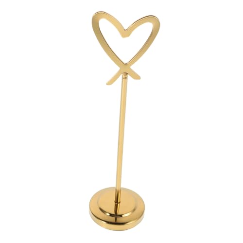 Uonlytech Herzförmiger Kartenhalter Tischkartenhalter mit Stabilem Sockel für Fotos Notizen Menüs Elegant und Langlebig für Büro und Besondere Anlässe Uonlytech Herzförmiger Kartenhalter Tischkartenhalter mit Stabilem Sockel für Fotos Notizen Menüs Elegant und Langlebig für Büro und Besondere Anlässe von Uonlytech