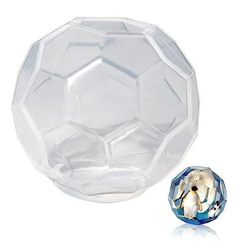 Uonlytech Hexagon Kugelform Silikon DIY Epoxidharz Gießform für Handwerksprojekte Leicht zu Entformen Elastisch und Langlebig Geschenkidee für Bastelfans von Uonlytech