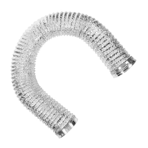 Uonlytech Hochtemperatur Luftkanalschlauch Aus Aluminiumfolie Entlüftungskanal Flexibles Belüftungsrohr Flexibler Aluminiumfolienkanal Flexibler Belüftungskanal Luftzufuhrkanal von Uonlytech