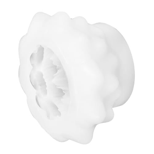 Uonlytech Hochtemperaturbeständige Lotus Kerzenform Langlebigem Silikon Flexible Gießform für Duftkerzen Harz und Seifenherstellung Einfache Entnahme für Diy Bastelprojekte von Uonlytech