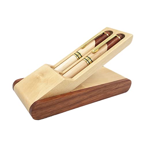 Uonlytech Hochwertiges Schreibset aus Holz Teiliges Set mit Füller und Kugelschreiber Edlem Holzbox für Schule Büro und zu Besonderen Anlässen Uonlytech Hochwertiges Schreibset aus Holz Teiliges Set mit Füller und Kugelschreiber Edlem Holzbox für Schule Büro und zu Besonderen Anlässen von Uonlytech