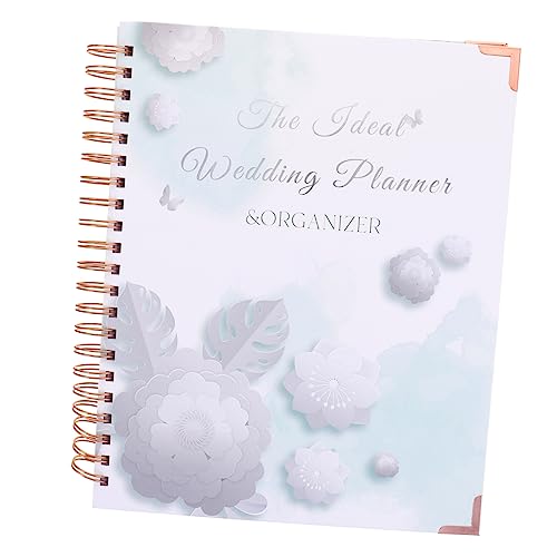 Uonlytech Hochzeitsplaner Buch für Bräute Verlobungsnotizbuch mit Romantischem Design Hochwertiger Organizer für Unvergessliche Hochzeitsmomente als Souvenir für Besonderen Tag von Uonlytech