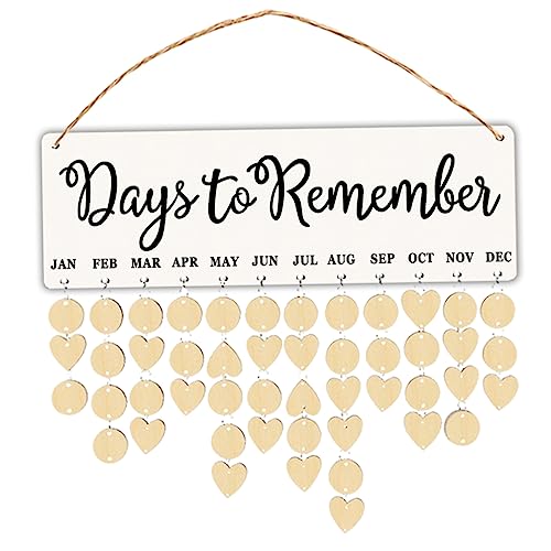 Uonlytech Holz Geburtstags Erinnerungsboard DIY mit Holzchips und Eisenringen Handgefertigtes Langlebiges Kalender Ornament für Wanddeko Zuhause und Büro Juteseil Naturfarben Beige Schwarz Uonlytech Holz Geburtstags Erinnerungsboard DIY mit Holzchips und Eisenringen Handgefertigtes Langlebiges Kalender Ornament für Wanddeko Zuhause und Büro Juteseil Naturfarben Beige Schwarz von Uonlytech