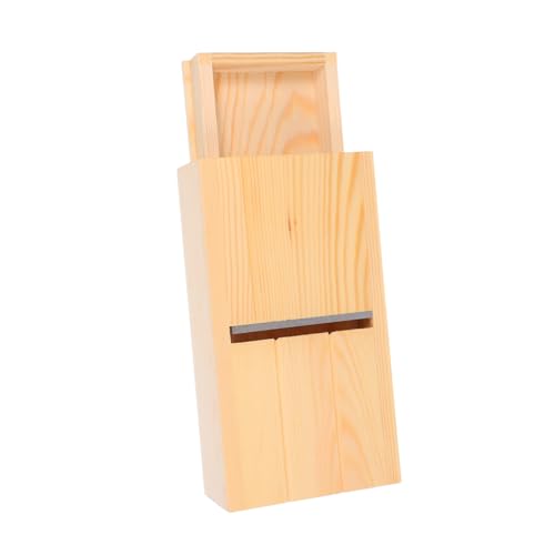 Uonlytech Holz Seifenschneider mit Einstellbarer Schnittdicke Integrierter Schublade zur Spänesammlung für Ätherische Öle und Handgemachte Seifen Präzises Glätten und Trimmen bei DIY Uonlytech Holz Seifenschneider mit Einstellbarer Schnittdicke Integrierter Schublade zur Spänesammlung für Ätherische Öle und Handgemachte Seifen Präzises Glätten und Trimmen bei DIY von Uonlytech