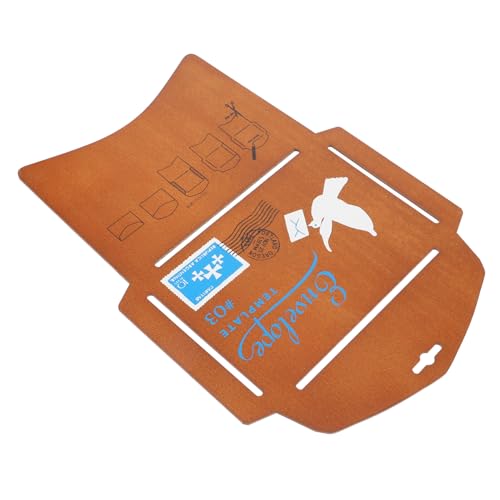 Uonlytech Holz Umschlagvorlage Für Einladungen Vintage Design Für Grußkarten Und Geschenkverpackungen Langlebig Und Vielseitig Einsetzbar von Uonlytech
