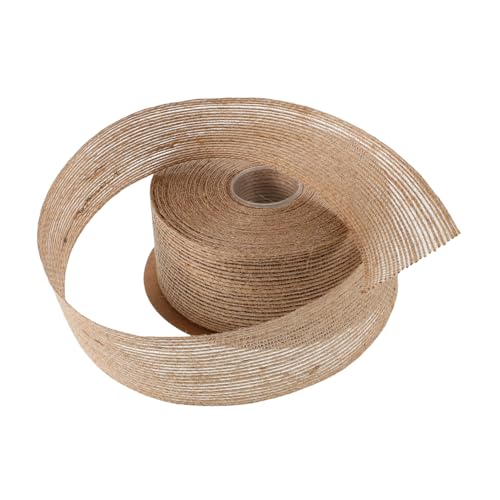 Uonlytech Jute -sackleinenband Für Blumenseile Und Das Basteln Und Präsentiertes Wobbon -schnur Zum Wickeln Des Dekorativen Bandes Für Bögen Uonlytech Jute -sackleinenband Für Blumenseile Und Das Basteln Und Präsentiertes Wobbon -schnur Zum Wickeln Des Dekorativen Bandes Für Bögen von Uonlytech