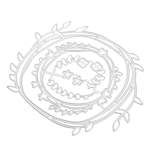 Uonlytech Kartenherstellung Stirbt Rahmen Stanzformen Scrapbook-stanzungen Sammelalbum Scrapbooking Stirbt Stanzteile Für Die Kartenherstellung Album Scrapbooking Silber Kohlenstoffstahl von Uonlytech