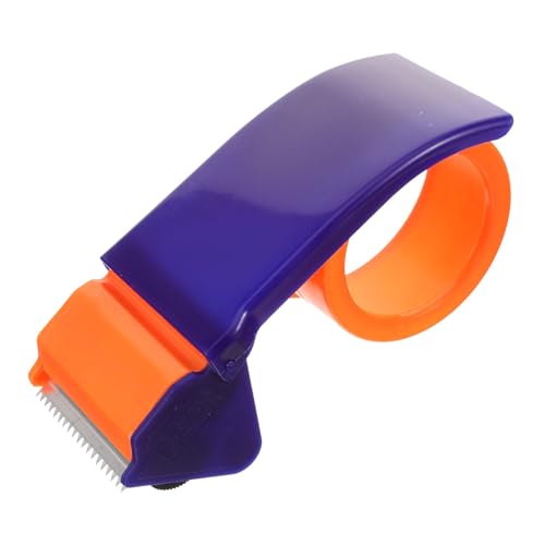 Uonlytech Kartonverschlussband Cutter mit Separator Tape Fixiergerät Praktischer Packmaschinen Spender für Klebeband Farbe Zufällig Zufällige Farbe von Uonlytech