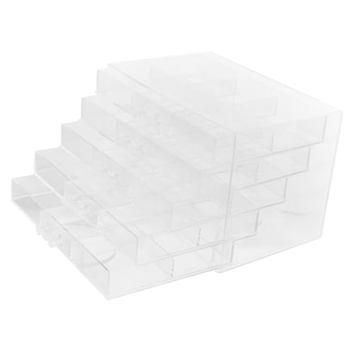 Uonlytech Kasten Multi-Layer-Schmuckschatulle Schublade angehen Veranstalter Hochzeit schmuckkästchen Schmuck-Organizer für Reisen klarer Ohrringhalter Acryl Transparent Uonlytech Kasten Multi-Layer-Schmuckschatulle Schublade angehen Veranstalter Hochzeit schmuckkästchen Schmuck-Organizer für Reisen klarer Ohrringhalter Acryl Transparent von Uonlytech