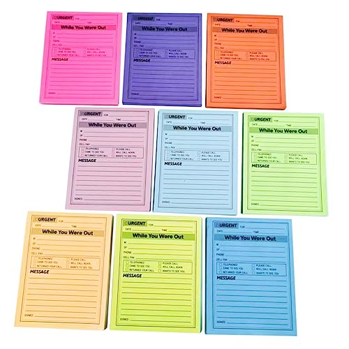 Uonlytech Klebrige Notizblätter Selbstklebende Memo Pads für Haftnotizen für Zuhause Büro und Shops Stark Haftend Vielseitig Einsetzbar von Uonlytech