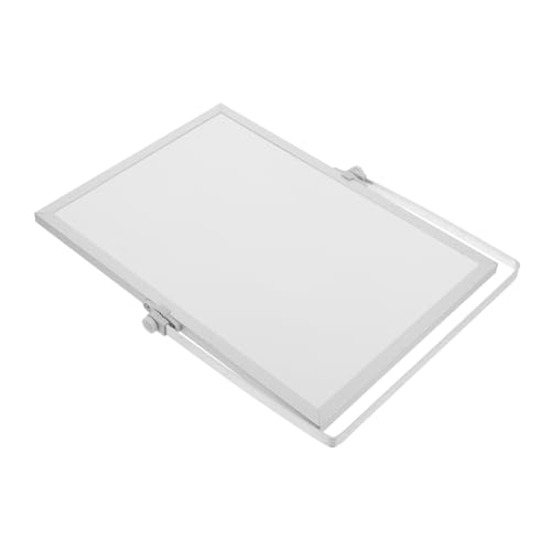 Uonlytech Kleine Tafel Whiteboard Für Studentenschreibtisch Doppelseitiges Mini-whiteboard Doppelseitiges Staffeleibrett Tafel Tragbare Erinnerungstafel Whiteboard-staffelei Silber Aluminium von Uonlytech