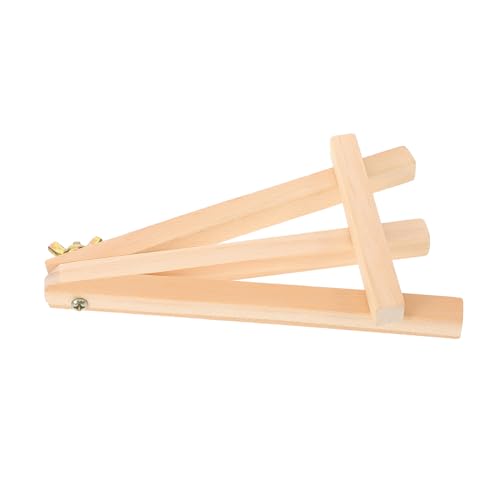 Uonlytech Kleiner Tischstaffelei Holz Dreieck Easel Stabiles Beechwood Display für Fotos Gemälde Kunsthandwerk Tischdeko Ausstellungsständer für Künstler und Bastler von Uonlytech