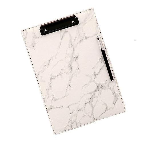 Uonlytech Klemmbrett aus Kunstleder im Marmor Design Schreibplatte mit Clip für Büro und Schule Hochwertige Langlebige Dokumentenmappe Farbe Zufällig Zufällige Farbe Uonlytech Klemmbrett aus Kunstleder im Marmor Design Schreibplatte mit Clip für Büro und Schule Hochwertige Langlebige Dokumentenmappe Farbe Zufällig Zufällige Farbe von Uonlytech