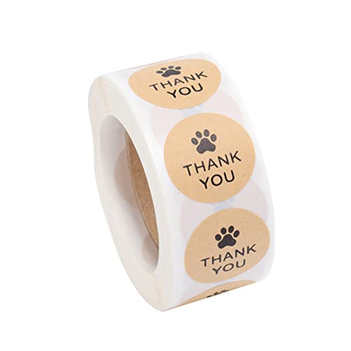 Uonlytech Kraftpapier Aufkleber mit Hundepfoten Selbstklebende Etiketten für Dekoration und Scrapbooking für und Persönliche Projekte Uonlytech Kraftpapier Aufkleber mit Hundepfoten Selbstklebende Etiketten für Dekoration und Scrapbooking für und Persönliche Projekte von Uonlytech