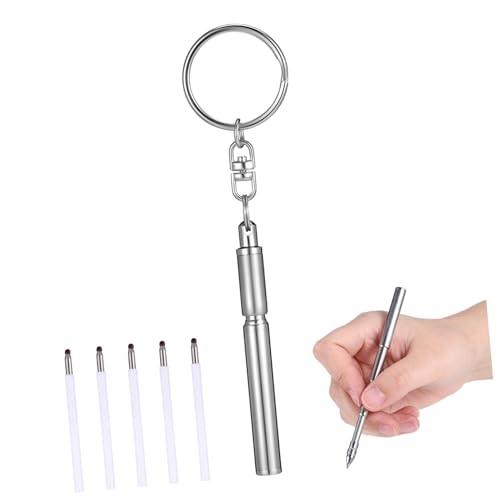 Uonlytech Kugelschreiber Kugelschreiber Mini Stift Für Tragbarer Schlüsselanhänger Mit Nachfüllminen Für Büro Und Schule von Uonlytech