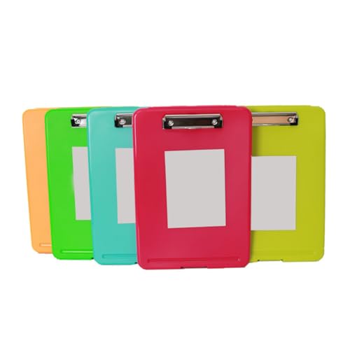 Uonlytech Kunststoff Klemmbrett mit Hartfaserplatte Leichtes Schreibbrett mit Ablagefach für Büro Schule und Zuhause Memo Halter Organizer Grün Uonlytech Kunststoff Klemmbrett mit Hartfaserplatte Leichtes Schreibbrett mit Ablagefach für Büro Schule und Zuhause Memo Halter Organizer Grün von Uonlytech