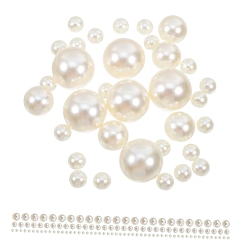 Uonlytech Kunststoffperlen Perlenmix Vase Füller Glänzende Deko Perlen für Tischdeko Hochzeit Bastelperlen Beige DIY Schmuck Zubehör Uonlytech Kunststoffperlen Perlenmix Vase Füller Glänzende Deko Perlen für Tischdeko Hochzeit Bastelperlen Beige DIY Schmuck Zubehör von Uonlytech