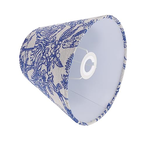 Uonlytech Lampenschirm E14 Blau Gestickter Gewebe Lampenschirm Ersatz: 23 cm E14/ E27 Tuch Lampenschirm Natürliche Farbclip auf Lichtt?NEN für Candelabra Kronleuchter Tisch Schreibtischlampe Uonlytech Lampenschirm E14 Blau Gestickter Gewebe Lampenschirm Ersatz: 23 cm E14/ E27 Tuch Lampenschirm Natürliche Farbclip auf Lichtt?NEN für Candelabra Kronleuchter Tisch Schreibtischlampe von Uonlytech