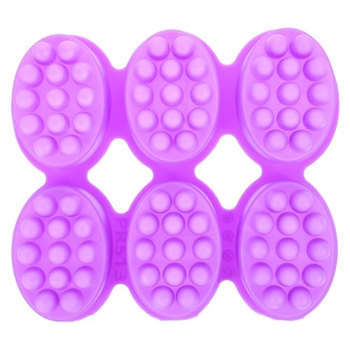 Uonlytech Massagebürste Oval Silikonform für DIY Seifenherstellung Handgefertigte Seifenform Vielseitig Einsetzbar für Lotion Bars Einfache Anwendung für Anfänger Uonlytech Massagebürste Oval Silikonform für DIY Seifenherstellung Handgefertigte Seifenform Vielseitig Einsetzbar für Lotion Bars Einfache Anwendung für Anfänger von Uonlytech