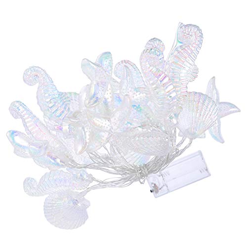 Uonlytech Meer Tier String Lichter Seepferdchen Sea Star Conch Lichterkette 20 LEDs Seil Lichter Nautical Strand Themed Party Decor für Geburtstag Baby Warm Weiß Uonlytech Meer Tier String Lichter Seepferdchen Sea Star Conch Lichterkette 20 LEDs Seil Lichter Nautical Strand Themed Party Decor für Geburtstag Baby Warm Weiß von Uonlytech