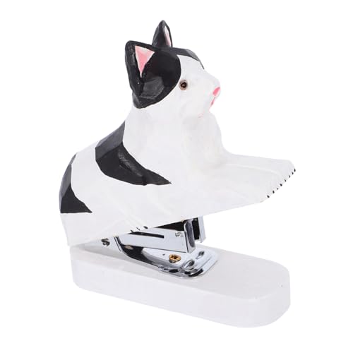 Uonlytech Mini Holzhefter Weißer Katzen Tacker Handgefertigt Robust Vielseitig für Schule Büro Zuhause Schreibtisch Dekoration Niedliches Tierdesign Uonlytech Mini Holzhefter Weißer Katzen Tacker Handgefertigt Robust Vielseitig für Schule Büro Zuhause Schreibtisch Dekoration Niedliches Tierdesign von Uonlytech