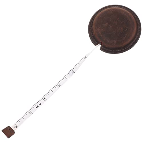 Uonlytech Mini Maßband Hochwertigem Rindsleder Vintage Rollmaßband für Präzise Nähmessungen Tragbar und Leicht für und Braun Uonlytech Mini Maßband Hochwertigem Rindsleder Vintage Rollmaßband für Präzise Nähmessungen Tragbar und Leicht für und Braun von Uonlytech