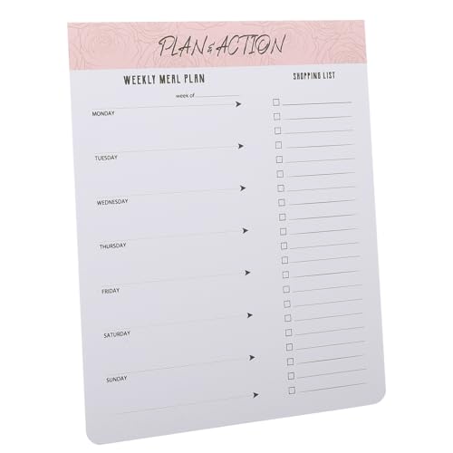 Uonlytech Multi Funktionales Notizbuch Abreißbarer Haushalts Planer für Notizen für Lehrer und Büroangestellte Dickes Praktisch von Uonlytech