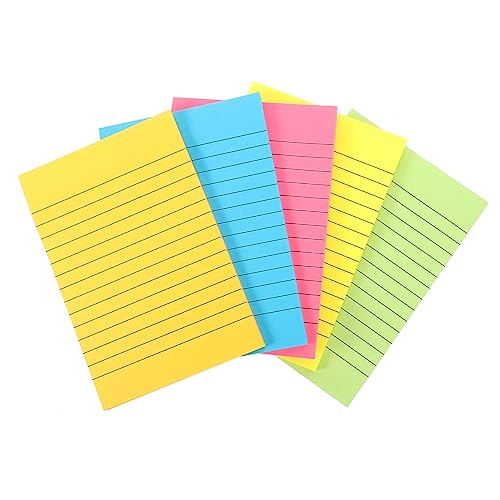 Uonlytech Multifunktionale Notizaufkleber Fluoreszierenden Farben Selbstklebend für Schule Büro und Zuhause für Erinnerungen und Schnelle Notizen von Uonlytech
