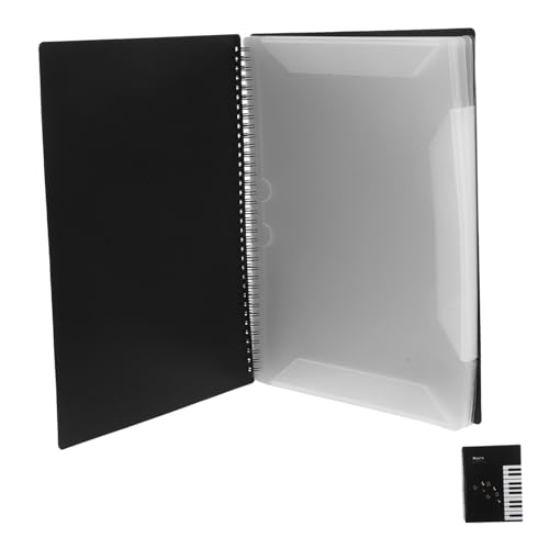 Uonlytech Musiknoten Organizer Flip Folder mit Annotationsfunktion für Klavier Gitarre Violine Leichter Notenhalter Stabiler Musikblatt Schutz Tragbarer Musikordner für Musiker bei von Uonlytech