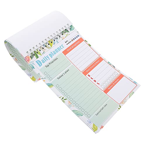 Uonlytech Notizblock bürozubehör bürogadges plans notizblöcke the notebook buch tägliches notizbuch Spiral- gebunden Notizbilder Planungsunterlagen Seitenmarkierungen für Schüler Papier von Uonlytech