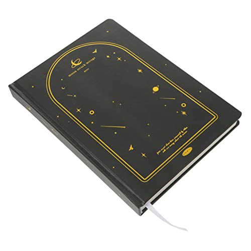 Uonlytech Notizblock mit Schreibpapier Stilvolles Design Traumhaftes Stern Mond Muster Leicht und Tragbar Bunte Innenseiten für Kreative Notizen von Uonlytech