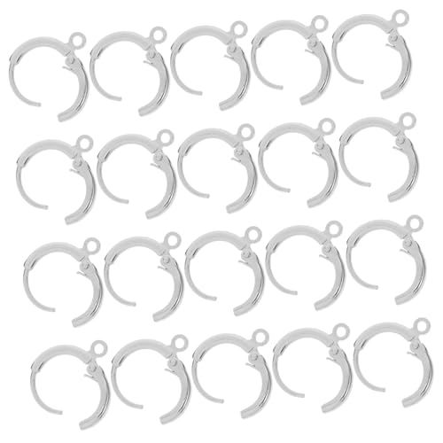 Uonlytech Ohrclips Ohrschnallen Ohrringe Ohrhaken Für Schmuck Ohrringe Creolen Zur Schmuckherstellung Creolen Befunde Schmuckherstellungs Befunde Runde Ohrringhaken Silber/Kupfer Uonlytech Ohrclips Ohrschnallen Ohrringe Ohrhaken Für Schmuck Ohrringe Creolen Zur Schmuckherstellung Creolen Befunde Schmuckherstellungs Befunde Runde Ohrringhaken Silber/Kupfer von Uonlytech