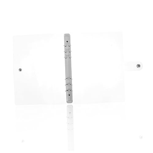 Uonlytech Ordnerhülle Mini Binder mit Buchring Ringen Transparent Blattdesign für Notizen und Kreative Projekte Hochwertige Oberfläche von Uonlytech