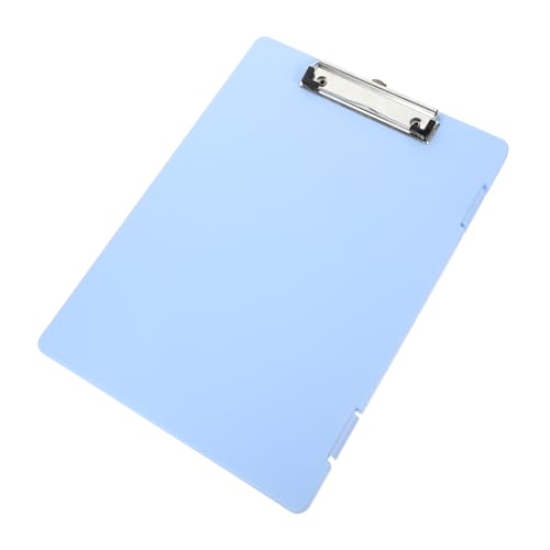 Uonlytech Ordnerpad Aufbewahrungs-klemmbrett Klemmbretter Für Das Klassenzimmer Büro-klemmbrett Schreibtafel-clip Büroschreib-zwischenablage Klemmbrett-clip Schreibunterlage Himmelblau Pp von Uonlytech