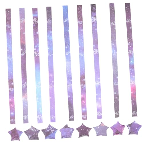 Uonlytech Origami Papierstreifen für Diy Bastelprojekte mit Bunten Faltpapieren für Handgemachte Dekorationen für Scrapbooking Partys und Bastelarbeiten von Uonlytech