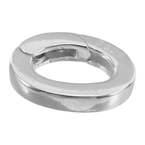 Uonlytech Ovaler Federring Verschluss für Schmuck Universeller Halsketten Clip und Armband Verbinder für Anhänger und Bastelarbeiten Vielseitig Einsetzbar Uonlytech Ovaler Federring Verschluss für Schmuck Universeller Halsketten Clip und Armband Verbinder für Anhänger und Bastelarbeiten Vielseitig Einsetzbar von Uonlytech