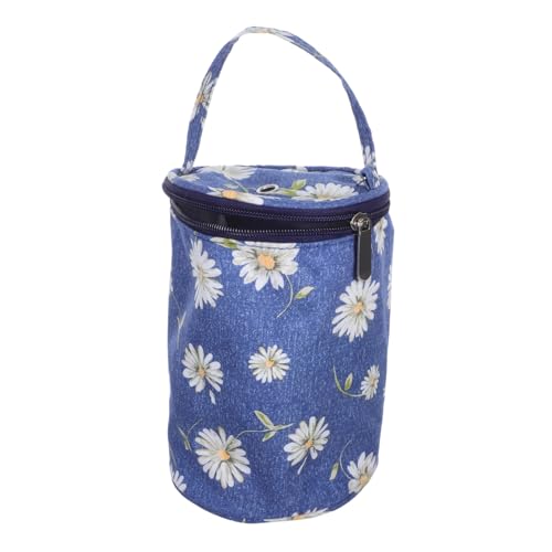 Uonlytech Oxford Stoff Stricktasche Mittelgroßer Tragbarer Häkelkorb für Garnaufbewahrung und Strickzubehör Knitterfreie Fadenspeicherung Handliche Reisetasche für Damen Uonlytech Oxford Stoff Stricktasche Mittelgroßer Tragbarer Häkelkorb für Garnaufbewahrung und Strickzubehör Knitterfreie Fadenspeicherung Handliche Reisetasche für Damen von Uonlytech