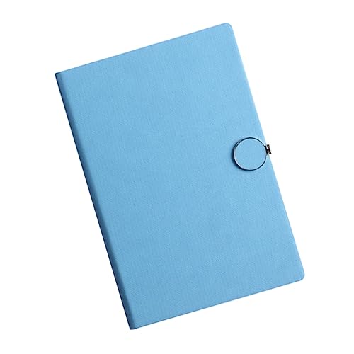 Uonlytech PU Notizbuch mit Ringverschluss Blau für Büro Schule und Zuhause Schreiben Notieren von Ideen und von Erinnerungen von Uonlytech