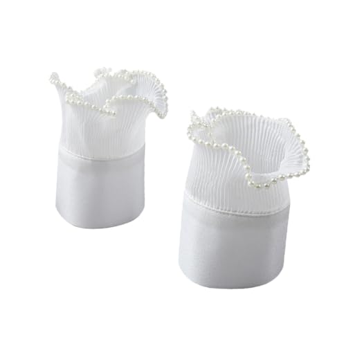 Uonlytech Perlen Spitzen Manschetten für Damen Verstellbare Bouffant Lace Leichte Abnehmbare Handgelenk Manschetten als Stilvolles Braut und Alltags Accessoire Uonlytech Perlen Spitzen Manschetten für Damen Verstellbare Bouffant Lace Leichte Abnehmbare Handgelenk Manschetten als Stilvolles Braut und Alltags Accessoire von Uonlytech