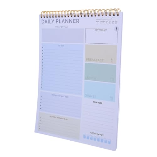 Uonlytech Planungsnotizblock Notizbuch Tracker Agenda Block Tagesplaner Einlage Für Erwachsene Abreiß Notizblock Tagesplaner Frauen Wochenkalender Abreiß Tagesplaner Akademischer von Uonlytech