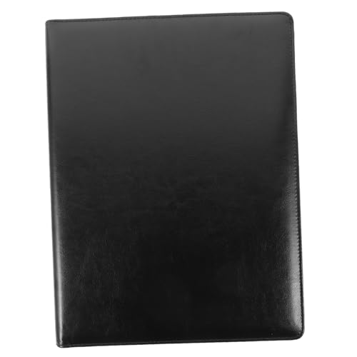 Uonlytech Professioneller Portfolio Organizer Dokumentenmappe mit Multifunktionalen Fächern und Flexiblem Stifthalter Schwarzer Büro und Business Ordner für Dokumente Karten und Notizen von Uonlytech