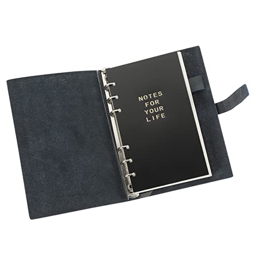 Uonlytech Retro Notizbuch mit Lederbindung und Kupferbuckle Praktischer Planer für Studenten Notizen Tagebuch und Meetings Leicht Entnehmbar Stilvolles Design von Uonlytech