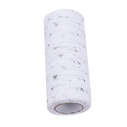 Uonlytech Rollen Tüll für Hochzeitsdekoration Hochzeitsdekorationen Brautduschendekorationen funkeln Schleife Bänder zum Verpacken Party Fee wedding decoration hochzeitsdeco Spitze Tüll Weiß Uonlytech Rollen Tüll für Hochzeitsdekoration Hochzeitsdekorationen Brautduschendekorationen funkeln Schleife Bänder zum Verpacken Party Fee wedding decoration hochzeitsdeco Spitze Tüll Weiß von Uonlytech