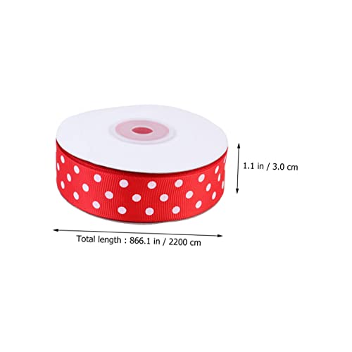 Uonlytech Rotes Gepunktetes Geschenkband Breit Umweltfreundlich Starkes Party Dekoband Vielseitig Verwendbar zum Verpacken und Dekorieren bei Feiern und Hochzeiten Uonlytech Rotes Gepunktetes Geschenkband Breit Umweltfreundlich Starkes Party Dekoband Vielseitig Verwendbar zum Verpacken und Dekorieren bei Feiern und Hochzeiten von Uonlytech
