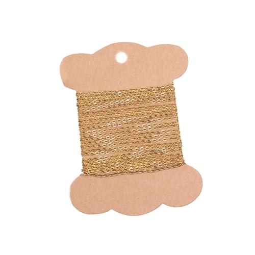 Uonlytech Schmuckkette DIY Gliederkette für Bastelarbeiten Vergoldete Flache Kreuzkette Langlebig Glänzend Vielseitig für Halsketten und Armbänder Uonlytech Schmuckkette DIY Gliederkette für Bastelarbeiten Vergoldete Flache Kreuzkette Langlebig Glänzend Vielseitig für Halsketten und Armbänder von Uonlytech