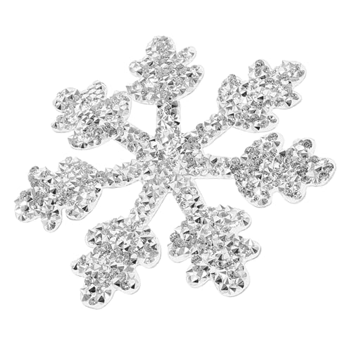 Uonlytech Schneeflocken Und Diamanten Glitzernde Schneeflocken-patches Schneeflocke Strass Weiße Schneeflockenflecken Schneeflocken-aufnäher Weihnachten Kunstschnee Strasssteine Uonlytech Schneeflocken Und Diamanten Glitzernde Schneeflocken-patches Schneeflocke Strass Weiße Schneeflockenflecken Schneeflocken-aufnäher Weihnachten Kunstschnee Strasssteine von Uonlytech