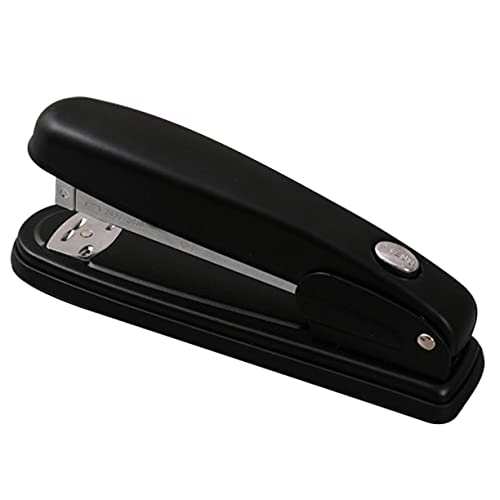 Uonlytech Schwarzer Hefter Schule Büro Handhefter Tischhefter Broschürenhefter Mehrzweck-Hefter Hefter für den Schreibtisch manueller Hefter einfacher Hefter Metall Black von Uonlytech