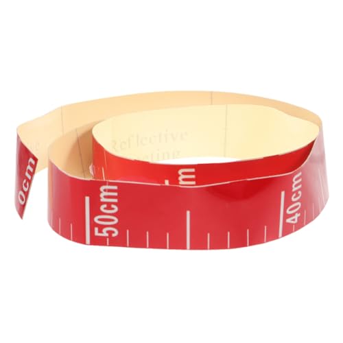 Uonlytech Selbstklebendes Wasserdichtes Messband Aufkleber Flüssigkeitsstandsanzeiger Langlebige Haftfolie für Genaue Wasserstandsmessung in Teich und Pool von Uonlytech