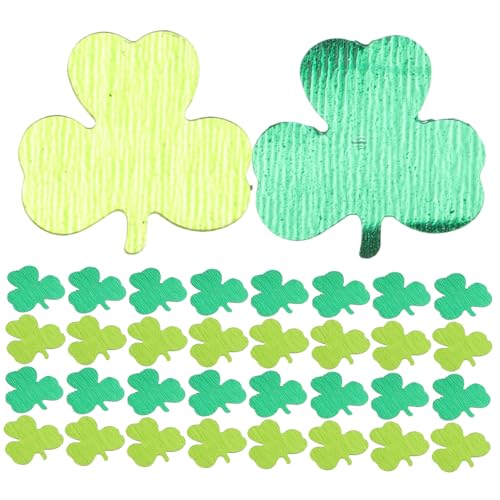 Uonlytech Shamrock Glitter Konfetti Grün Mix für Patrick's Day Partydekoration DIY Basteln Festival Ornament Leichte Langlebige Tisch und Raumdeko von Uonlytech